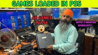 60 GAMES IN PS4 GAMES LOADED IN PS5  CHEAPEST PLAYSTATION PRICES IN CHANDNI CHOWK DELHI [upl. by Notanhoj]