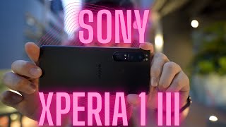 Sony Xperia 1 III HandsOn 4K 120Hz Sony Zeiss Camera [upl. by Holle396]