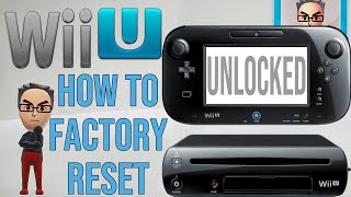 How to Factory Reset a Wii U that is Not Locked [upl. by Ynabe]