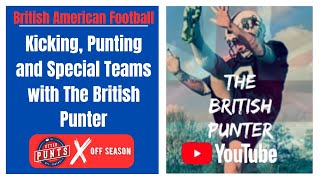 Kicking Punting and Special Teams with The British Punter [upl. by Tristas]