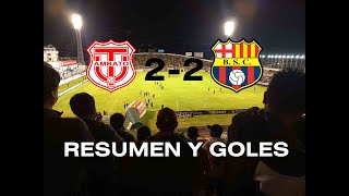 RESUMEN Y GOLES TECNICO UNIVERSITARIO VS BARCELONA FECHA 8 LIGA PRO ECUADOR 2023 [upl. by Sublett435]