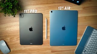 iPad pro 11quot Vs iPad Air 13quot DONT WASTE MONEY [upl. by Adalia]