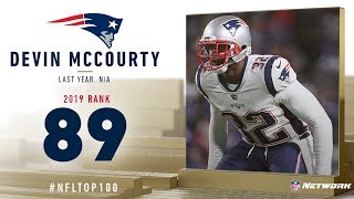 89 Devin McCourty FS Patriots  Top 100 Players of 2019  NFL [upl. by Wendie]