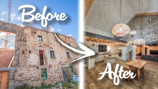 TIMELAPSE 3 YEARS RENOVATION OLD FARM 1820  TIMELAPSE RENOVATION CORPS DE FERME 1820 [upl. by Toland]