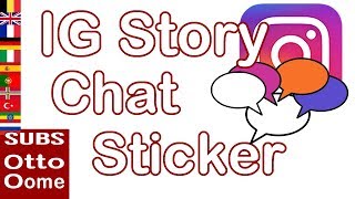 Hoe gebruik je de Instagram chat sticker [upl. by Freed638]