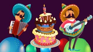 Las MAÑANITAS Para Niños PEQUEÑOS REMIX con Mariachis Feliz Cumpleaños con Letra y Animación [upl. by Eidroj33]