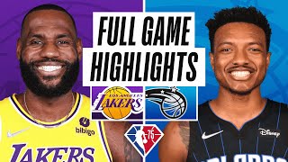 LAKERS at MAGIC  FULL GAME HIGHLIGHTS  January 21 2022 [upl. by Ylenaj834]