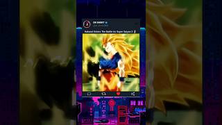 Kakarot Enters The Battle As Super Saiyan 3 🗿dbsshorts [upl. by Lettie]