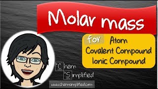 How to Calculate molar mass  Dr K [upl. by Majka621]