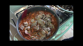 Spicy Beef Tongue in the Pressure Cooker Aji de Lengua Boliviano  The Frugal Chef [upl. by Ahsenot]