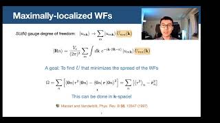 Wannier Functions in FLEUR WS2021 [upl. by Kenwee203]