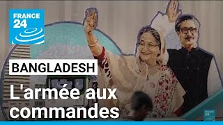 Bangladesh  la Première ministre a démissionné et fui en Inde larmée aux commandes [upl. by Tomkiel948]