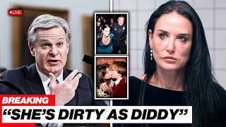 FBI Lists Demi Moore as Key Abuser After Diddy at Diddys Party [upl. by Tammie]