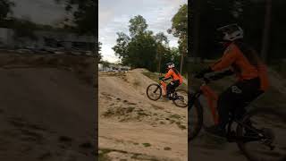 Ted learning to jump better at Brantford Rotary Bike Park Summer 2023 [upl. by Ahsiled325]