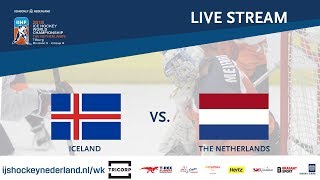 Live Stream WC Ice Hockey Division II Group A Iceland vs The Netherlands April 24th 2018 [upl. by Aan]