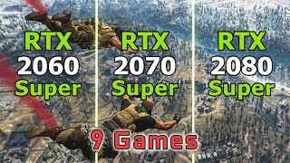 RTX 2060 Super vs RTX 2070 Super vs RTX 2080 Super  Test in 9 Games [upl. by Rodablas]