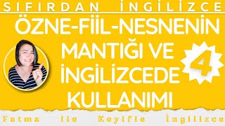 ÖzneFiilNesnenin mantığı ve İngilizcede kullanımı Sıfırdan İngilizce Serisi [upl. by Selwyn]