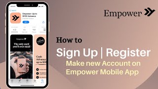 How to Register Empower  Sign Up  Empower App [upl. by Euqinahs]