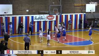 2018 Finals  Windsor vs Thetford Academy [upl. by Yramliw]