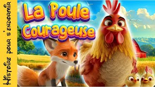 🐔💪 Histoire et conte pour enfants  livre audio lecture sendormir de fées la poule courageuse [upl. by Yarw]