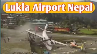 Nepal Lukla Airport Crash Landing amp Takeoff [upl. by Rinaldo34]