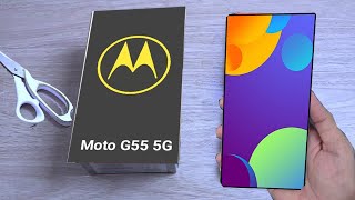 Moto G55 5G Unboxing Motorola G55 First Look Review Price [upl. by Pascasia282]