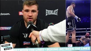 JOHNNY FISHER ANSWERS MIKE TYSON COMPARISON AFTER 1ST ROUND KO WIN OVER ALEN BABIC [upl. by Anilys]