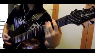 AnalepsyWitnesses of Extinction guitar cover with tabsIbanez RGIF7 [upl. by Oizirbaf963]