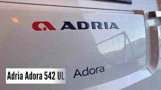 ADRIA ADORA 542 UL 2019  Silkeborg Caravan Center [upl. by Arema562]