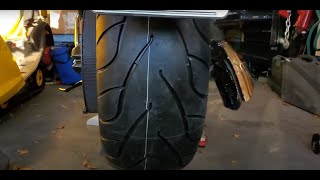 Yamaha Raider  240MM WIDE TIRE SWAP [upl. by Aip]