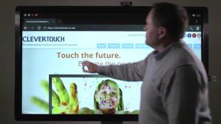 Clevertouch Plus Features  Internet browsing [upl. by Sivet]