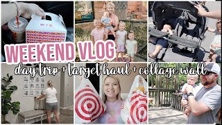 SPEND THE WEEKEND WITH US  TARGET HAUL  DAY TRIP  COLLAGE WALL MAKEOVER [upl. by Shelia187]