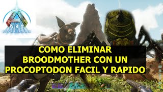 Ark Survival Ascended COMO ELIMINAR al BROODMOTHER SOLO fácil y rápido la isla [upl. by Irbmac786]