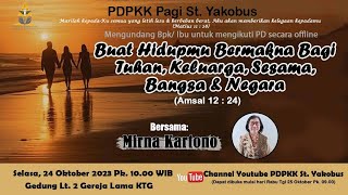 PDPKK Pagi Recorded 24 Oktober 2023 [upl. by Mot682]