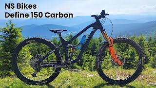 Bike check mojej nowej endurówki na 2024  NS Define 150 Carbon [upl. by Jolenta561]