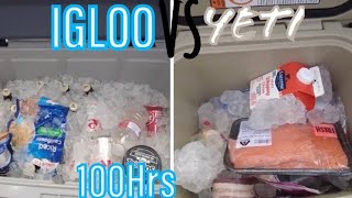 YETI vs IGLOO Coolers 100Hrs [upl. by Boesch]