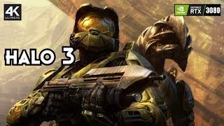 Halo 3 Full Playthrough All Chapters 4K Coop Online Multiplayer [upl. by Konstantin]