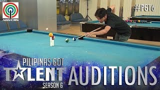 Pilipinas Got Talent 2018 Auditions Jonacris Bandillo  Billiard Tricks [upl. by Allx]