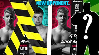 Revealing Who Im Fighting Instead Of Luke Bennett KingPynBoxing [upl. by Lainad]