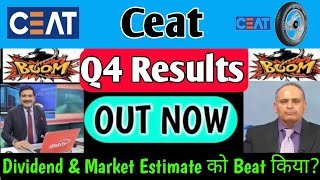 CEAT Q4 Results 2024  CEAT results today  CEAT share latest news  ceat share  Ceat limited [upl. by Yarod]