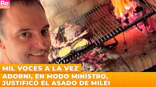 Adorni en modo ministro justificó el asado de Milei  Zago Vs Romo [upl. by Yelsek668]