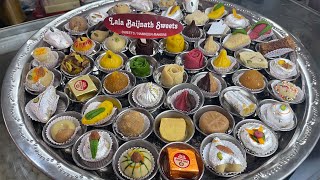 Ganesh Chaturthi 2024 Special 56 Bhog Thali At Lala Baijnath Sweets Darshanpurwa Kanpur [upl. by Nnylharas468]