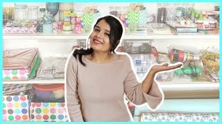 MY STATIONERY AND CRAFT COLLECTION  Craft Supplies Tour [upl. by Short733]