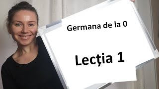 1  Germana de la 0  Nivel 1  Verbele sein amp haben propoziții scurte [upl. by Hatty]