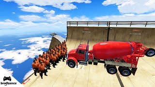 RECEP İVEDİKLERİ ARABAYLA RAMPADAN ATMAK  GTA 5 [upl. by Ydnelg]