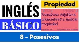 Posesivos con adjetivos pronombres apostrofes y quotofquot Explicación y Ejemplos  8 de 15 [upl. by Wayolle466]