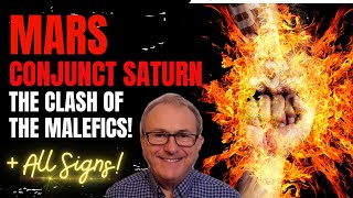 Mars Conjunct Saturn  The Clash of the Malefics  All Signs [upl. by Aaron]