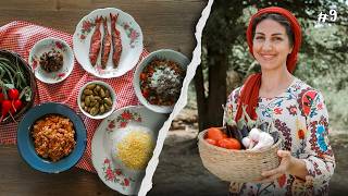 9 Mirza Ghasemi  Cooking Delicious Traditional Food in the Sunny Day of the Village  Siamezgi [upl. by Allana321]