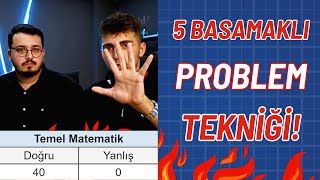 5 ADIMDA PROBLEMLERİ HALLET Bu Çözüm Yöntemini Görmelisin  yks tyt [upl. by Porta748]