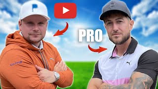 Golf Challenge Pro Golfer vs YouTuber  9 Hole Battle [upl. by Archambault]